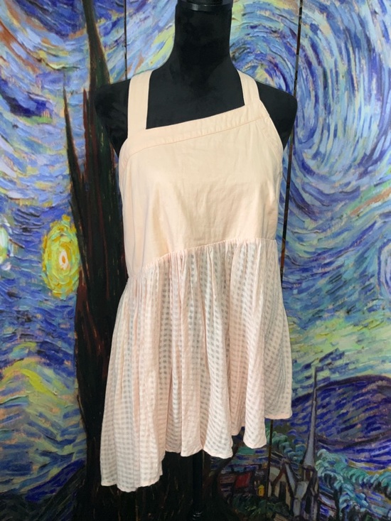 Free People Tops - Free People large peach Just Can’t Get Enough asymmetrical top